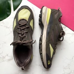 North Face Blaze Yellow Low Hiking Trail Shoes 8